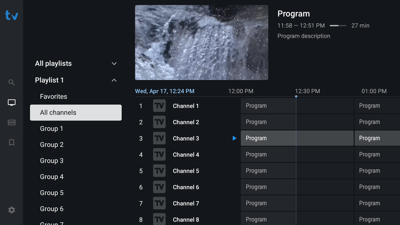 streaming app on television